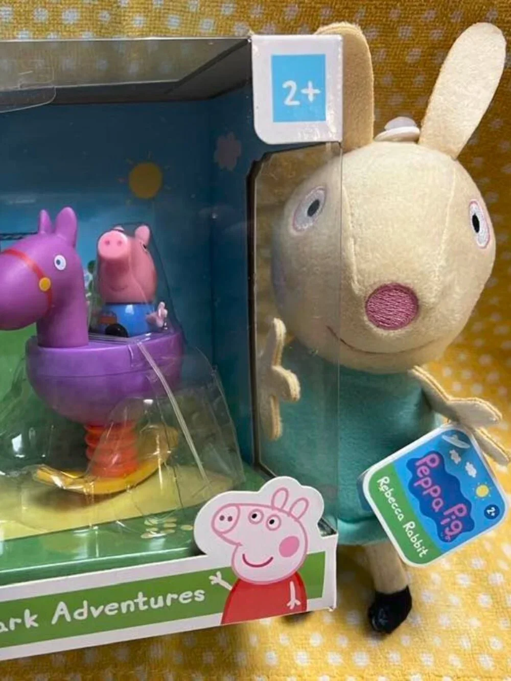 Peppa Pig Park Adventures NIB w/Rebbeca Rabbit w/tags